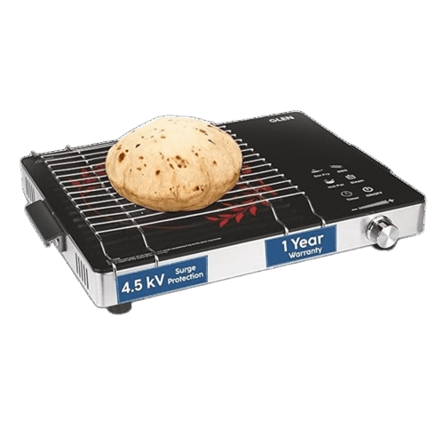 Best buy, efdbestbuy, www.efdbestbuy.com, efd best buy, efd bestbuy, efd-bestbuy, efd-best-buy, shopping advisor, efd shopping advisor, efd best buy shopping advisor, consult before buy, efd consult before buy, efd best buy consult before buy,Upgrade your kitchen with the Glen 2200W Infrared Cooktop Stove (SA-3077IR), a powerful and energy-efficient cooking solution designed for modern homes. This infrared cooktop features advanced heating technology that ensures fast, even cooking while being compatible with both induction-friendly and flat bottom utensils, making it a versatile electric cooktop for everyday use. Built with a premium crystal glass plate, this sleek and durable cooktop adds a stylish touch to your kitchen while being easy to clean and maintain. The touch control panel combined with a digital display offers a smooth and user-friendly experience, while the 4 preset cooking modes help you prepare a variety of dishes effortlessly. Equipped with a built-in timer for precise cooking and surge protection for enhanced safety, this portable electric cooktop is ideal for home kitchens, hostels, and travel needs. The included grill rack makes it perfect for barbecue and grilling, adding extra functionality to your cooking routine. Lightweight yet durable, this 2200W infrared stove is designed for long-lasting performance and convenience. Whether you are looking for a fast heating cooktop, a compact cooking appliance, or an efficient alternative to traditional gas stoves, the Glen infrared cooktop is the perfect choice for safe, smart, and stylish cooking.